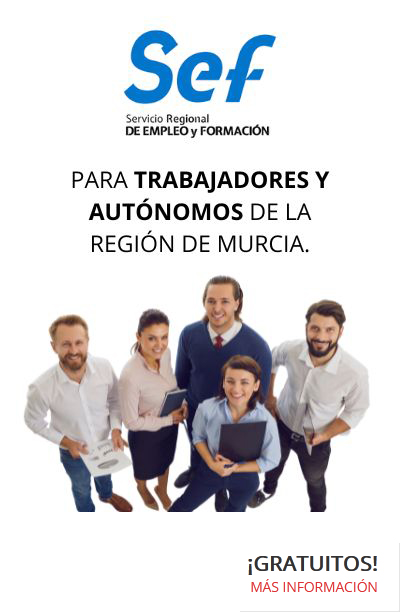 Para trabajadores y autónomos de la región de Murcia